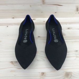 Rothy's The Point Black Flats size 7.5